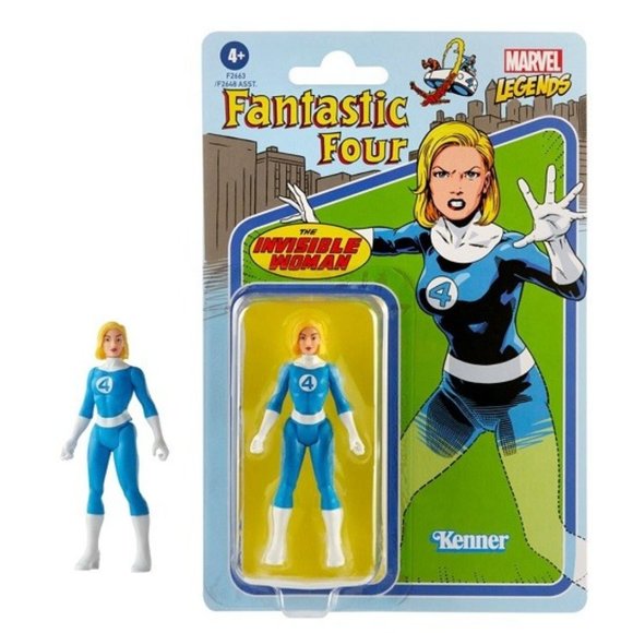 NEW!  Marvel Legends Retro Collection Invisible Woman Action Figure - Picture 1 of 2